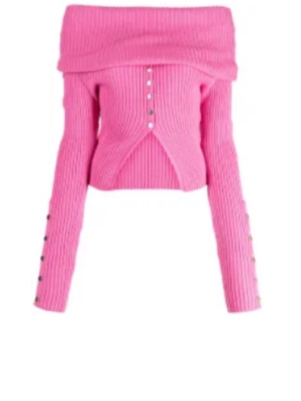Marques Almeida merino wool off shoulder sweater